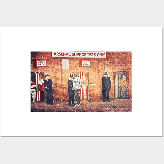 Highbury turnstiles let me in mate Wall Art by AndythephotoDr